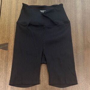 Year of Ours Black Bike Shorts